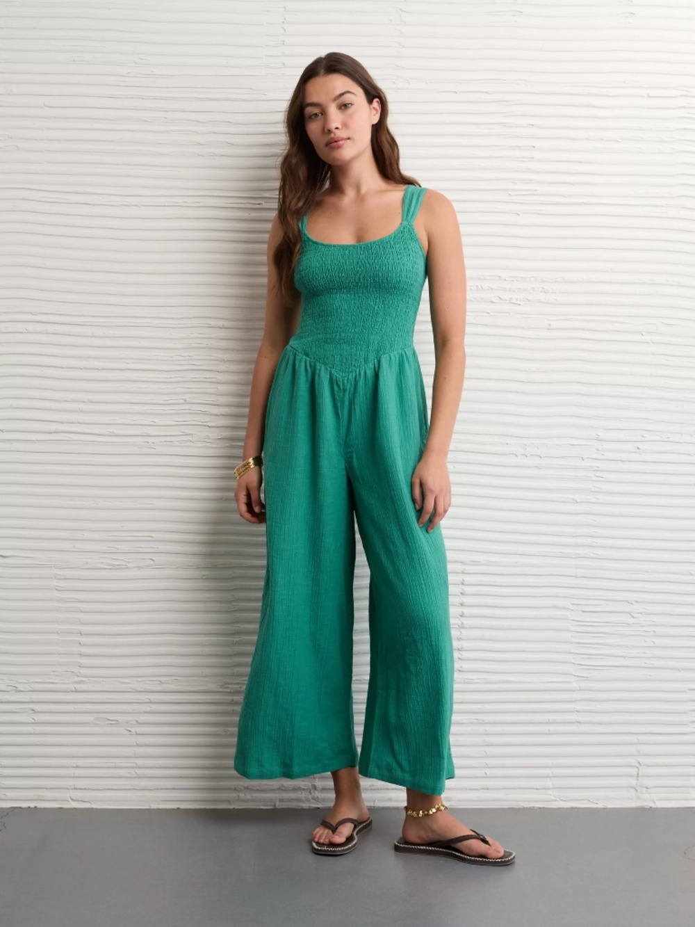 AE Bella Smocked Jumpsuit